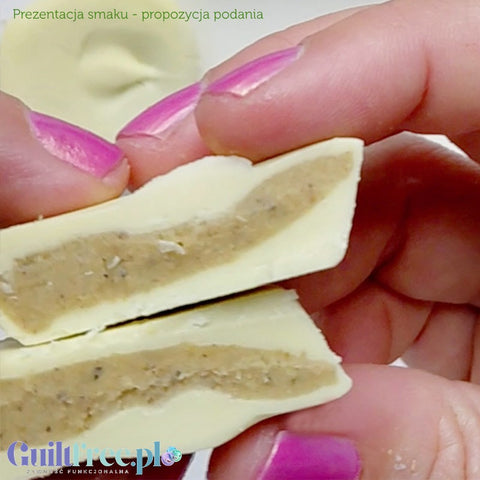 Ahead White Chocolate & Pistachio Creme Cups - chocolates with pisatation filling in white chocolate