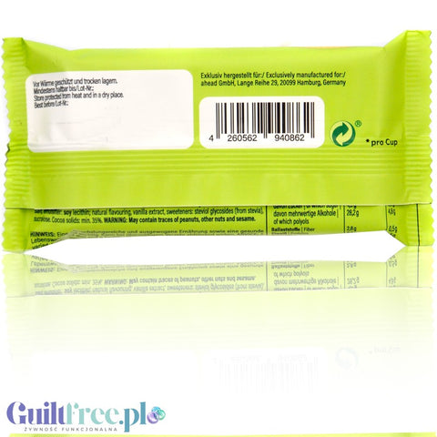 Ahead White Chocolate & Pistachio Creme Cups - chocolates with pisatation filling in white chocolate