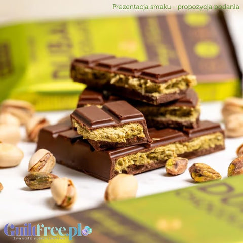 BeKeto Low-Carb Dubai Chocolate - sugar-free Dubai chocolate with erythrol and stevia