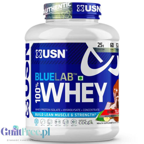 USN Blue Lab Whey Wheytella 2kg - protein nutrient WPI, WPC, WPH with Tolerase L.