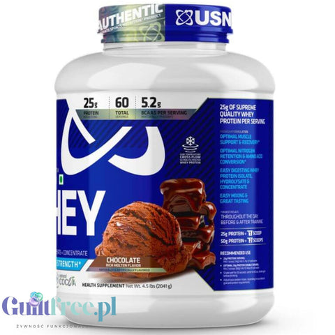 USN Blue Lab Whey Chocolate 2kg - protein supplement WPI, WPC, WPH