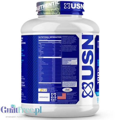 USN Blue Lab Whey Vanilla 2kg - protein supplement WPI, WPC, WPH with Tolerase L.