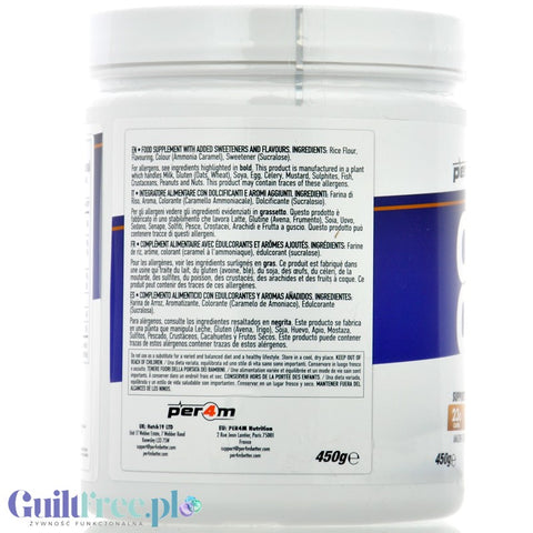 Per4m Cream of Rice, Blueberry Muffin 450g - sugar-free rice gruel, recovery workout meal, Blueberry Muffin flavor