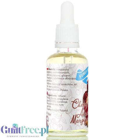 Funky Flavors Sweet Cherry Almond Marzipan - sugar, fat & calorie free flavor drops