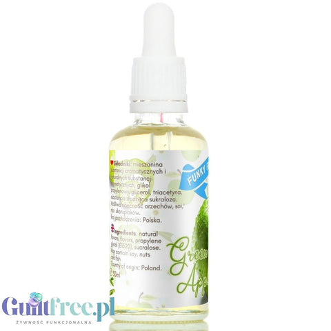 Funky Flavors Sweet Green Apple - sweetened green apple flavor without fat and calories