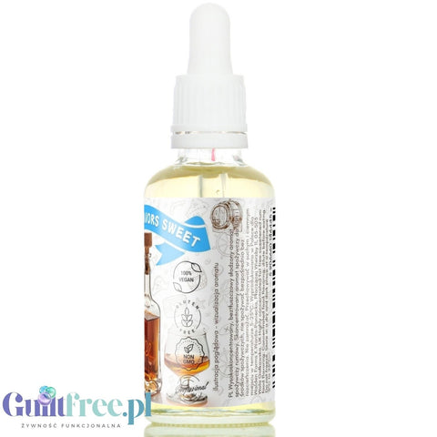 Funky Flavors Sweet Rum - sweetened rum food flavor, in the form of intensely sweetening flavor drops for dishes.