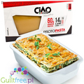 Protopasta Lasagna prepared with alimentare ad elevato contenuto proteico