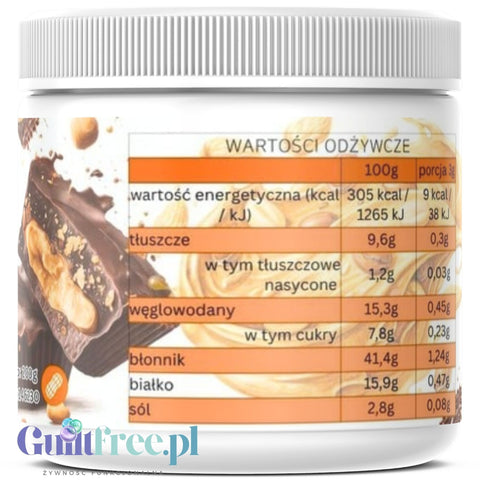 Funky Flavors Splash Rizzup 200g - aromat słodzący w proszku bez cukru, smak Czekolady z Masłem Orzechowym