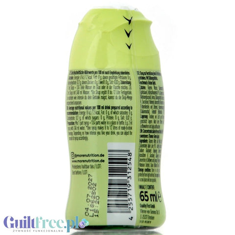 More Nutrition Zerup Summer Apple for 8L - concentrated syrup for water without sugar and calories, Apple