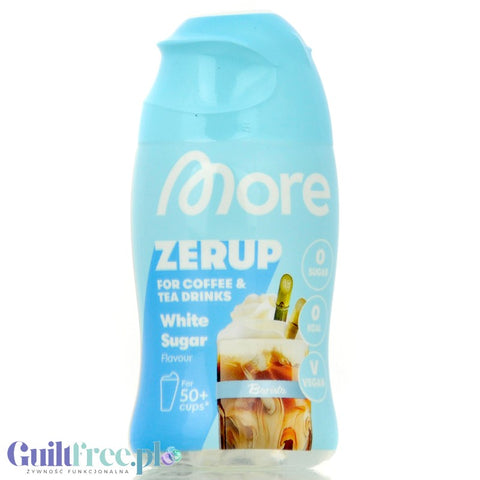 More Nutrition Zerup White Sugar - concentrated syrup for coffee and tea without sugar and calories