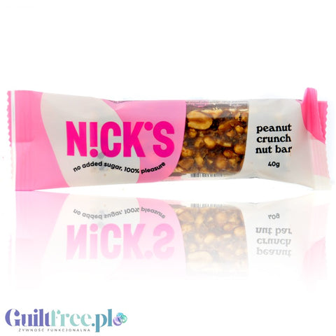 N!CK'S Peanut Crunch Nut Bar 40g