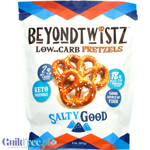 BeyondTwistz Pretzels Salty Good - keto precelki proteinowe ze skrobią oporną