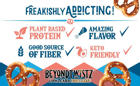 BeyondTwistz Pretzels Salty Good - keto precelki proteinowe ze skrobią oporną