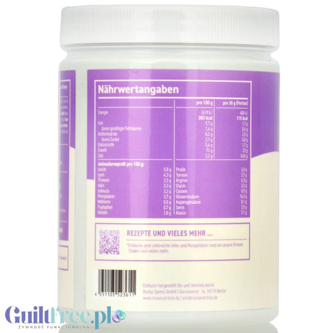 Rocka Nutrition Protein Shake Cinnamon Cereal 300g - vegan protein supplement, flavor Cinnamon Cereal.