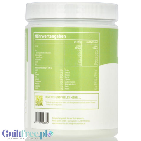 Rocka Nutrition NO WHEY White Choco Pistachio 300g, vegan protein powder