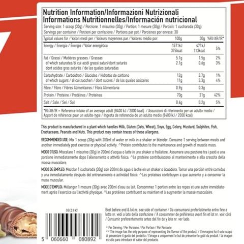 Per4m Whey Advanced Protein White Chocolate Hazelnut 2kg - dense protein nutrient WPC, WPI & MPC, White Chocolate & Hazelnut.