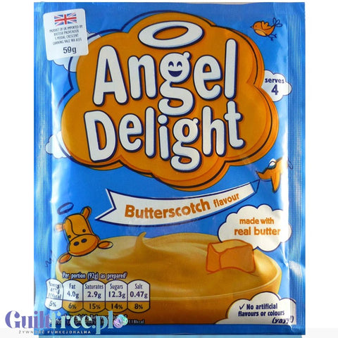 Angel Delight Butterscotch - fluffy instant butterscotch mousse, 98 kcal