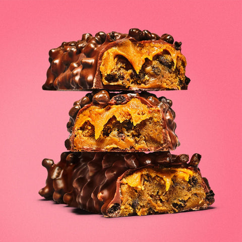 Misfits Protein Bar Caramel Popcorn - vegan protein bar, salted caramel popcorn flavor