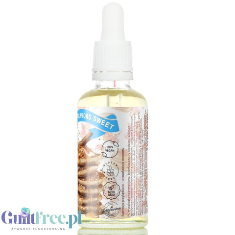 Funky Flavors Sweet Cinnamon Pancake - słodkie kropelki bez cukru i kalorii o smaku naleśników z syropem i cynamonem