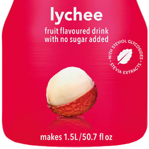 Bolero Instant Fruit Flavored Drink with sweeteners, Lychee 