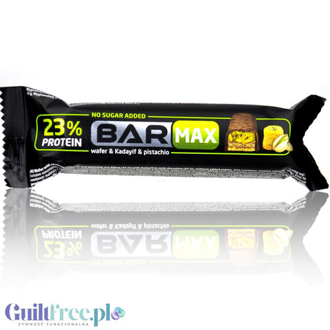 MAX Protein Wafer & Kadayif & Pistachio bar - protein bar with wafer and pistachio cream.