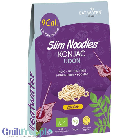 Slim Noodles Eat Water Makaron Konjac Udon - wegański keto makaron bez glutenu 9kcal