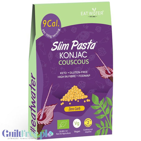 Slim Noodles Eat Water Makaron Konjac Couscous - wegański keto makaron bez glutenu 9kcal, kuskus