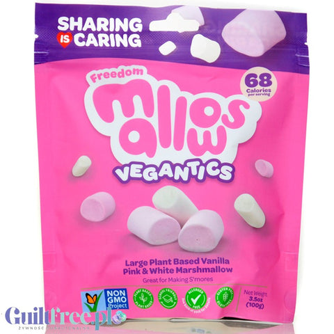 Freedom Confectionery Vegantic Mallows sugar free vanilla marshmallow