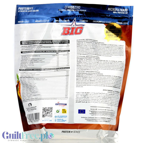 BIG® CFM ISO Zero, Mowgly Chocolate 1kg