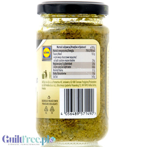 Kania reduced fat basil pesto