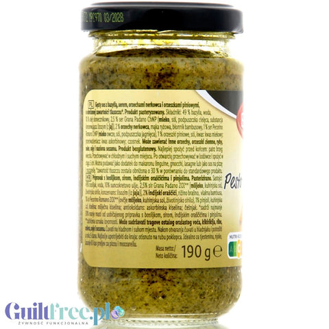 Kania reduced fat basil pesto