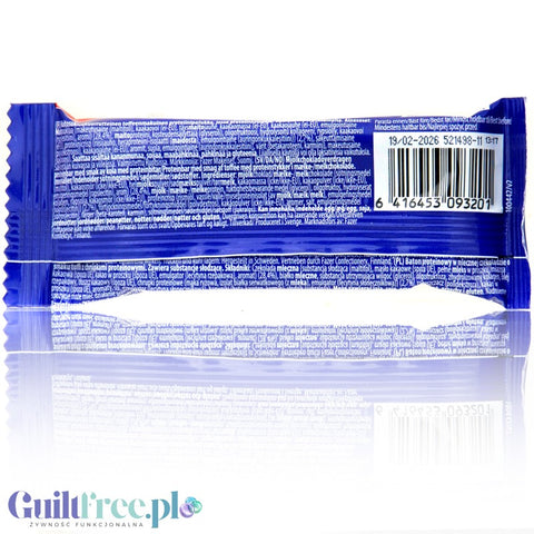 Fazer Dumle Original Crunchy Protein - baton proteinowy bez dodatku cukru 14g białka