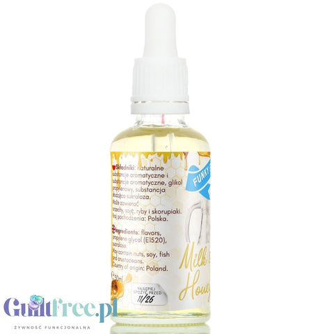 Funky Flavors Sweet Milk & Honey concentrated calorie free food flavor