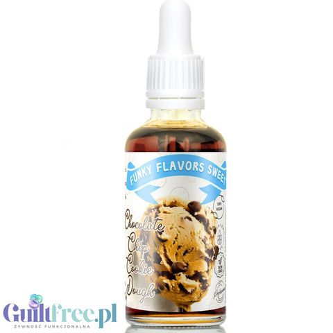 Funky Flavors Sweet Chocolate Chip Cookie Dough sugar free liquid flavor with sucralose