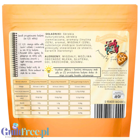 Funky Pudding Apple Pie - sugar-free pudding with apple pie flavor, 12 servings