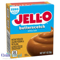 JellO Buttercotch Pudding Zero Sugar - Budyń Zero cukru & tłuszczu instant, smak Ciasteczkowy Herbatnikowy