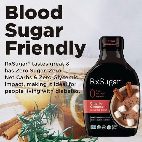 copy of RxSugar Allulose 473ml, Vanilla - sweetener, allulose in liquid syrup, vanilla flavor