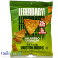 Legendary Popped Protein Chips, Jalapeno Cheddar - pikantne chipsy proteinowe 20g białka, smak Ser & Papryczka