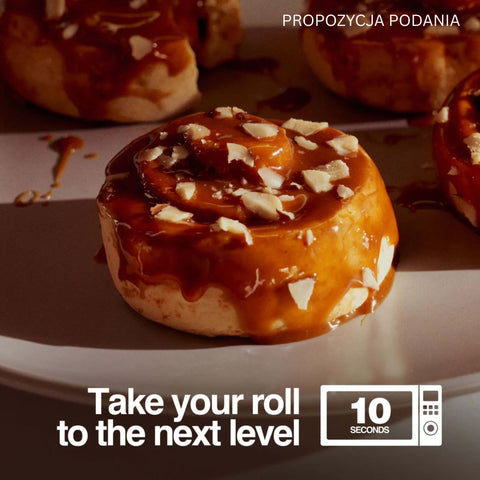 Legendary Foods Protein Sweet Roll Caramel Sticky Bun - proteinowe zawijane ciacho z karmelem i cynamonem bez cukru 20g białka