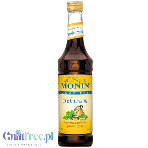 Monin Sugar Free Irish Cream Syrup, 0,75L USA - syrop bez cukru i kalorii do kawy, smak malina