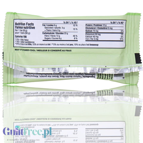 TRUBAR Whipped for Key Lime - wegański baton proteinowy bez soi, glutenu i słodzików