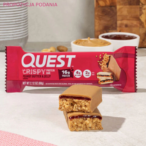Quest Hero Crispy Protein Bar Peanut Butter & Jelly