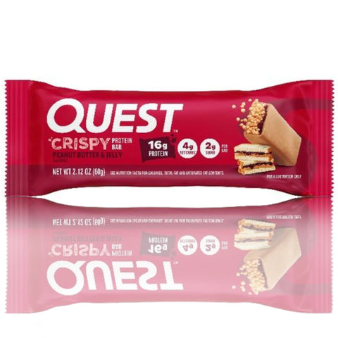Quest Hero Crispy Protein Bar Peanut Butter & Jelly