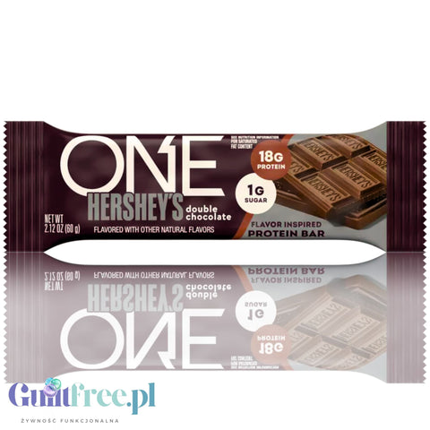 ONE Bar Hershey's Double Chocolate - baton proteinowy 18g białka z czekoladą Hersheys