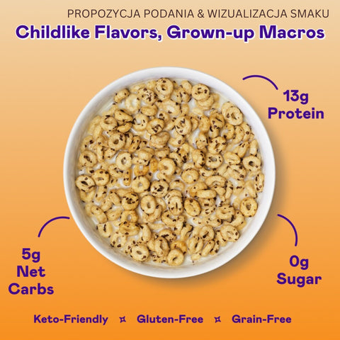Magic Spoon Chocolate Chip Cookie - protein keto breakfast cereal without gluten, soy and sugar