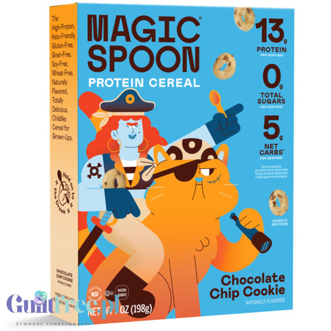 Magic Spoon Chocolate Chip Cookie - protein keto breakfast cereal without gluten, soy and sugar