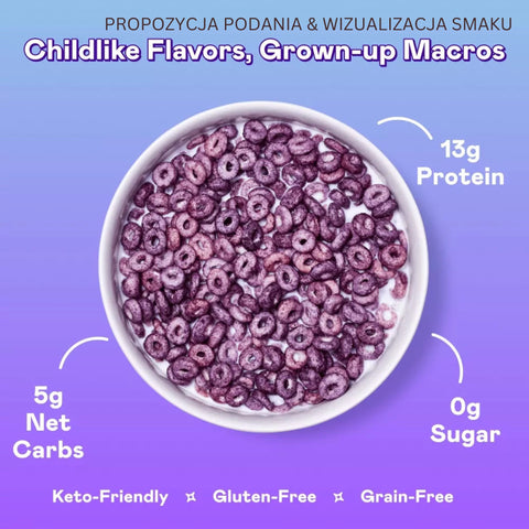 Magic Spoon Blueberry Muffin - protein keto breakfast cereal without gluten, soy or sugar