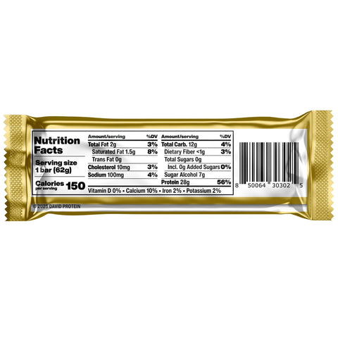 David Protein Bar Blueberry Pie 62g
