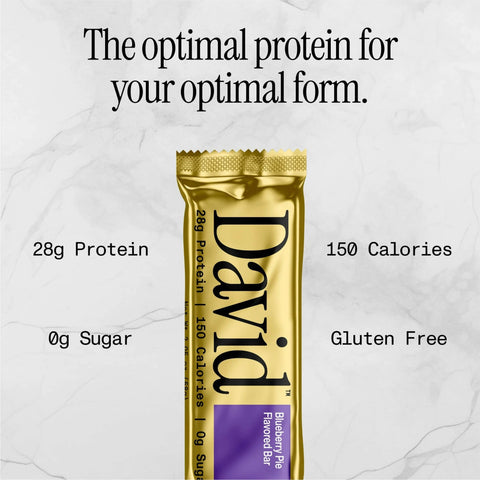 David Protein Bar Blueberry Pie 62g