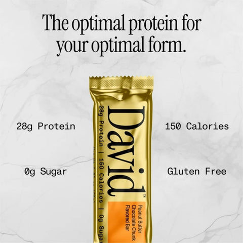 David Protein Bar Peanut Butter Chocolate Chunk 62g